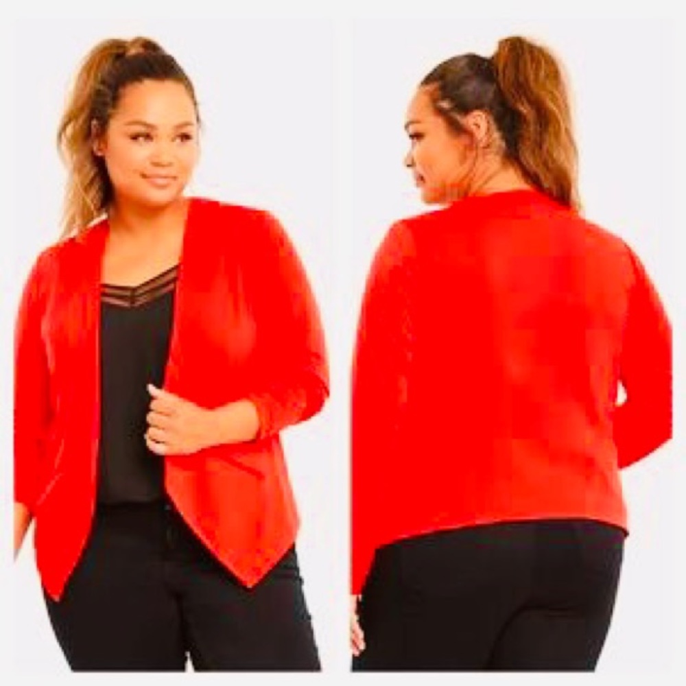 Torrid 4 - Cutaway Blazer Red